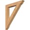 Ekena Millwork Traditional Traditional Smooth Bracket, Western Red Cedar, 5 1/2"W x 42"D x 48"H BKT06X42X48TRA01SWR - alternate 1